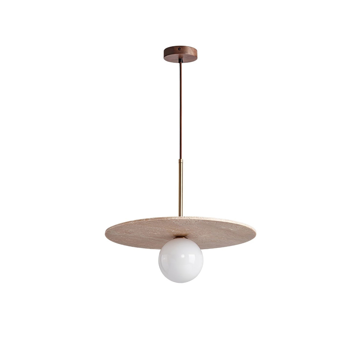 Celestial Travertine Pendant Light