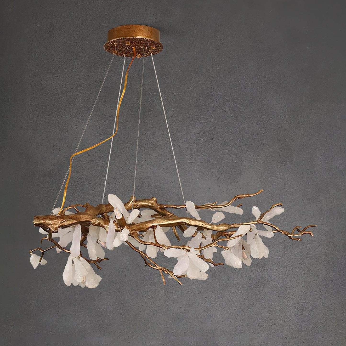 Crushed Stone Nature Chandelier