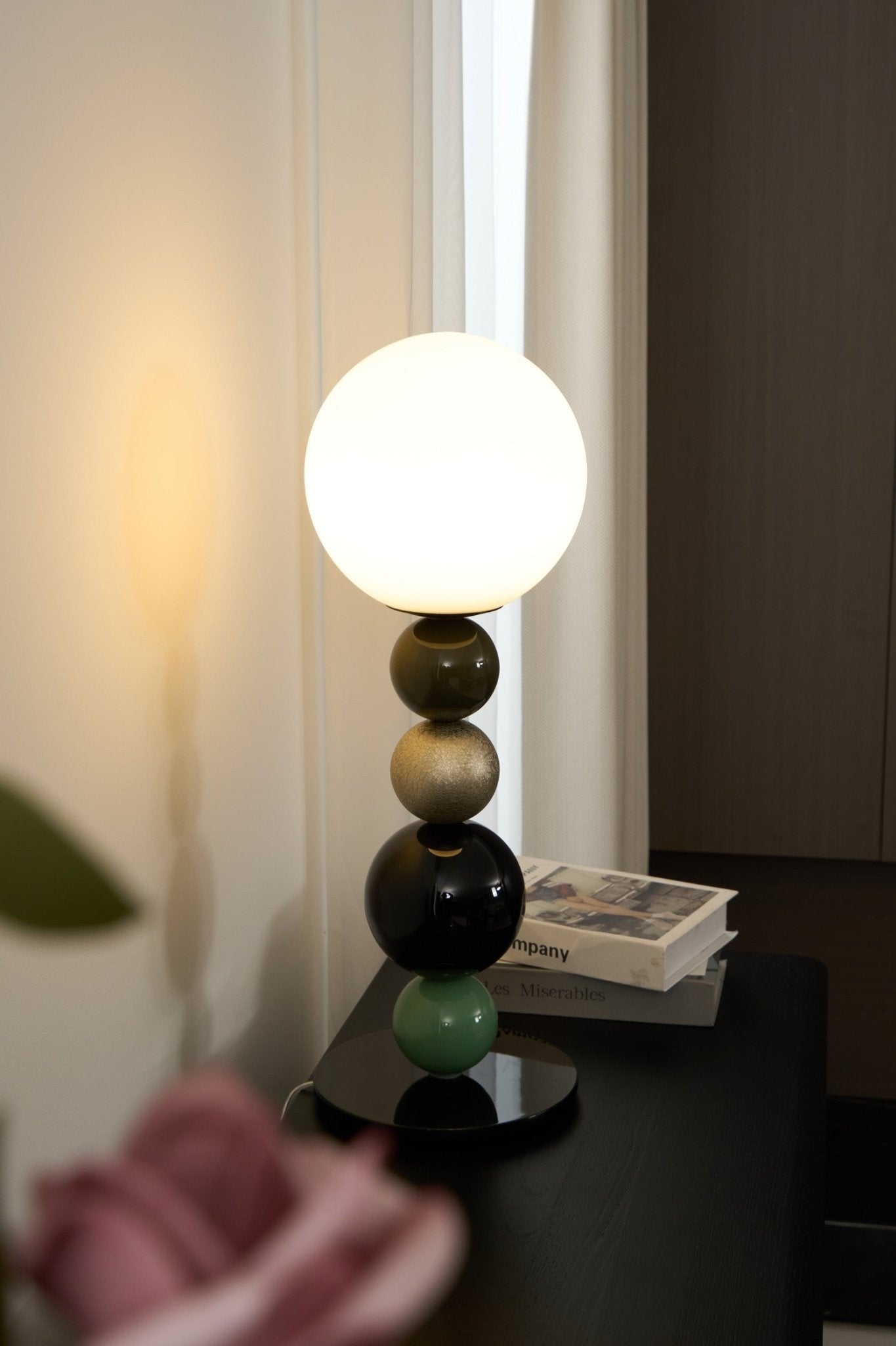 Stacked Globe Table Lamp