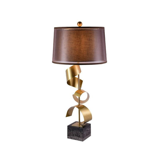 Vero Spiral Marble Table Lamp