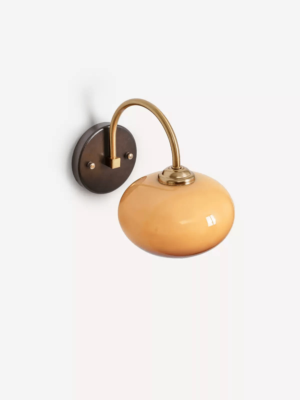 Amber Dome Wall Light