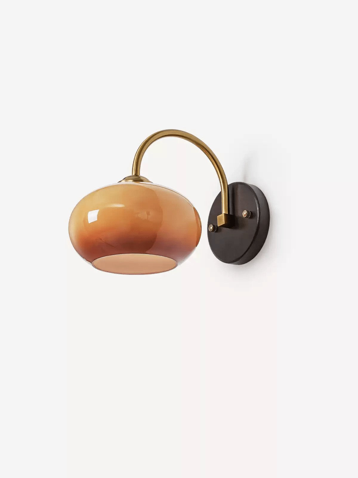 Amber Dome Wall Light