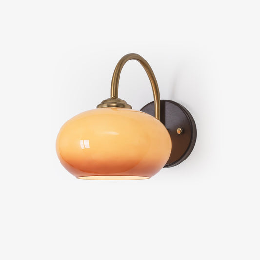 Amber Dome Wall Light