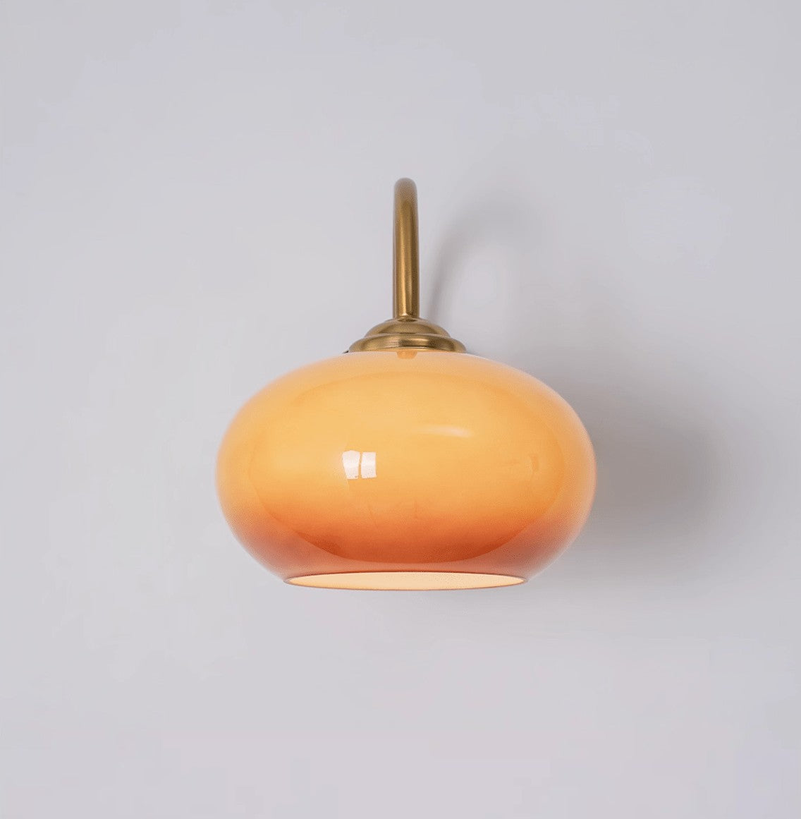 Amber Dome Wall Light