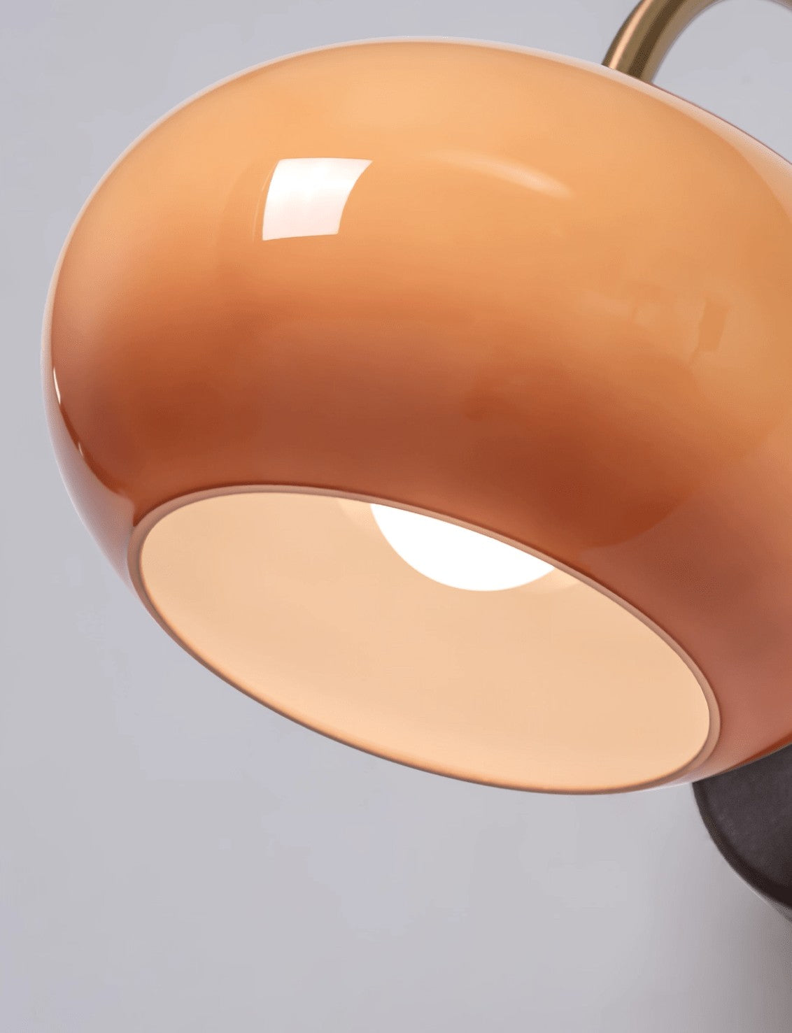 Amber Dome Wall Light