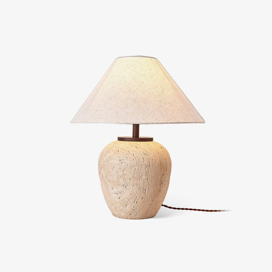 Aoji Travertine Table Lamp