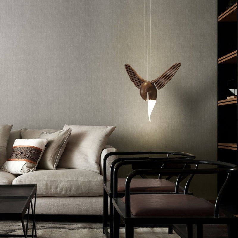 Avian Flight Sculptural Pendant Light