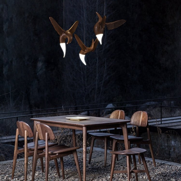 Avian Flight Sculptural Pendant Light