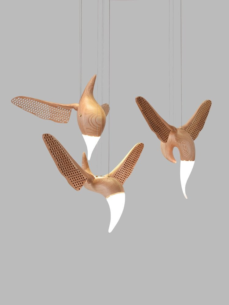 Avian Flight Sculptural Pendant Light