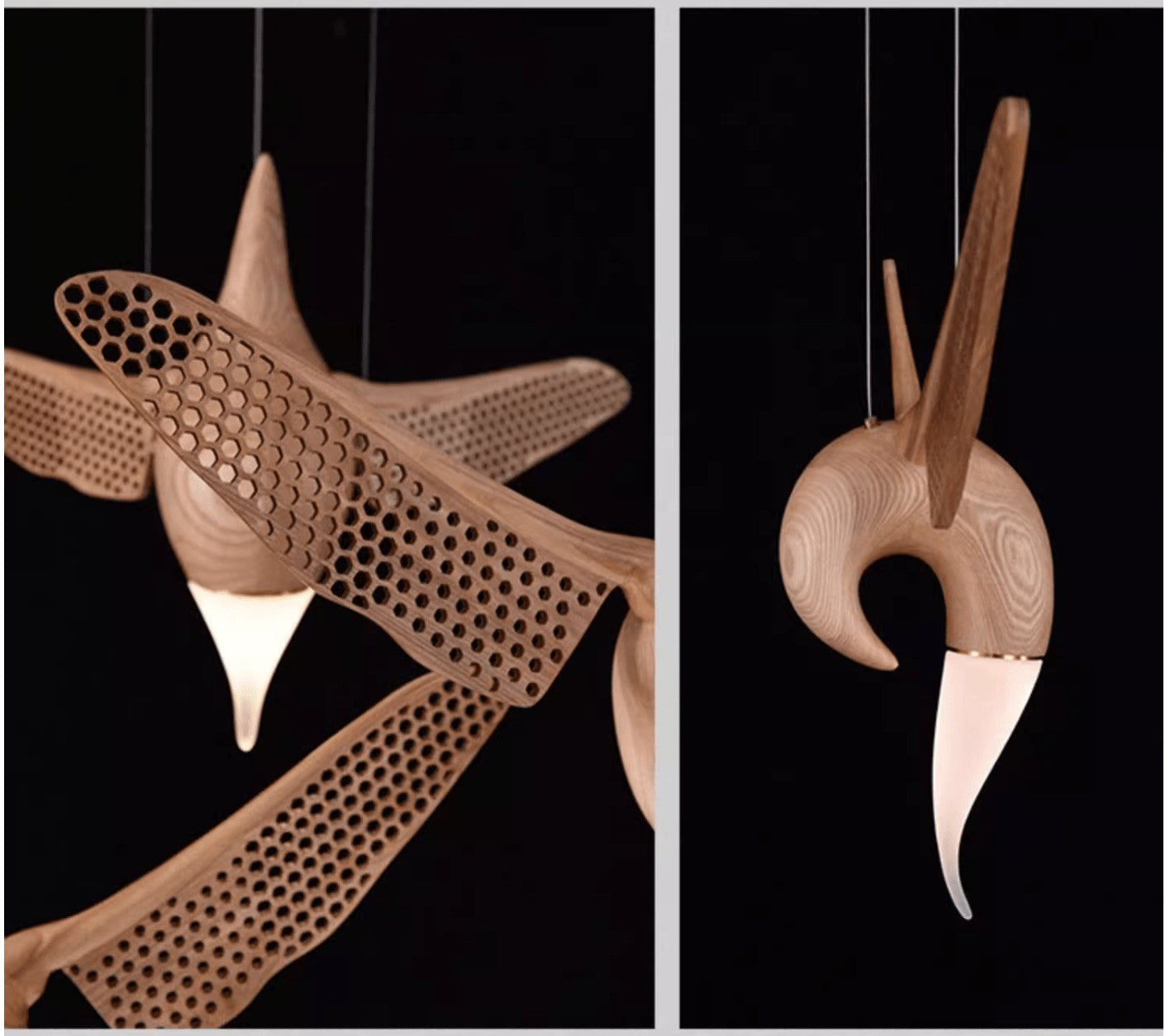 Avian Flight Sculptural Pendant Light