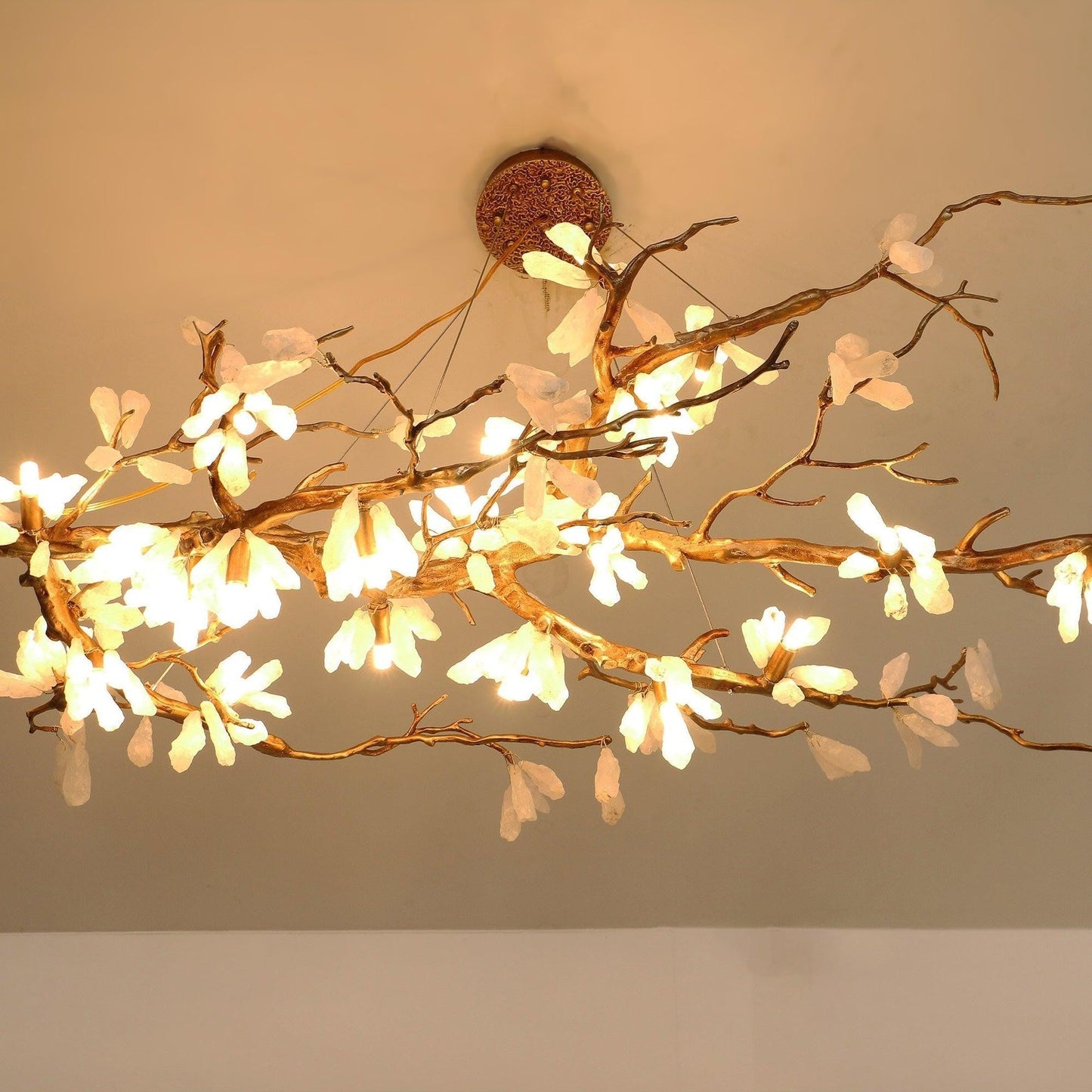 Crushed Stone Nature Chandelier