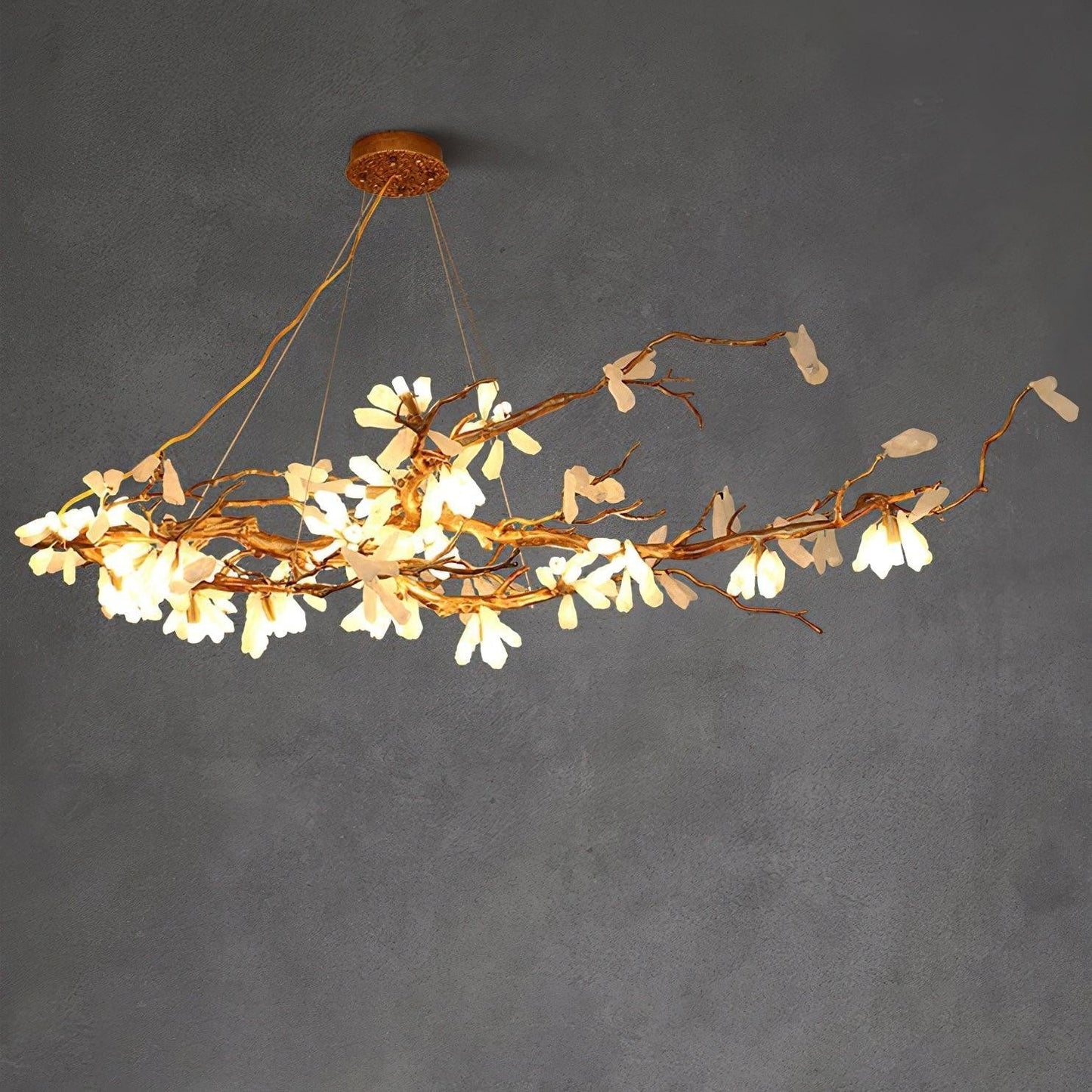 Crushed Stone Nature Chandelier
