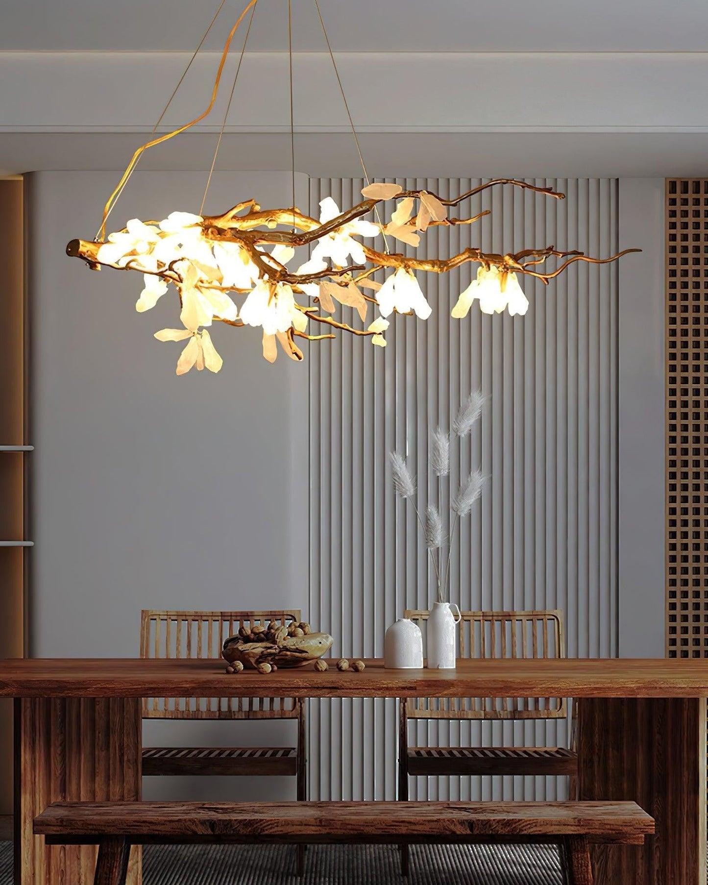 Crushed Stone Nature Chandelier