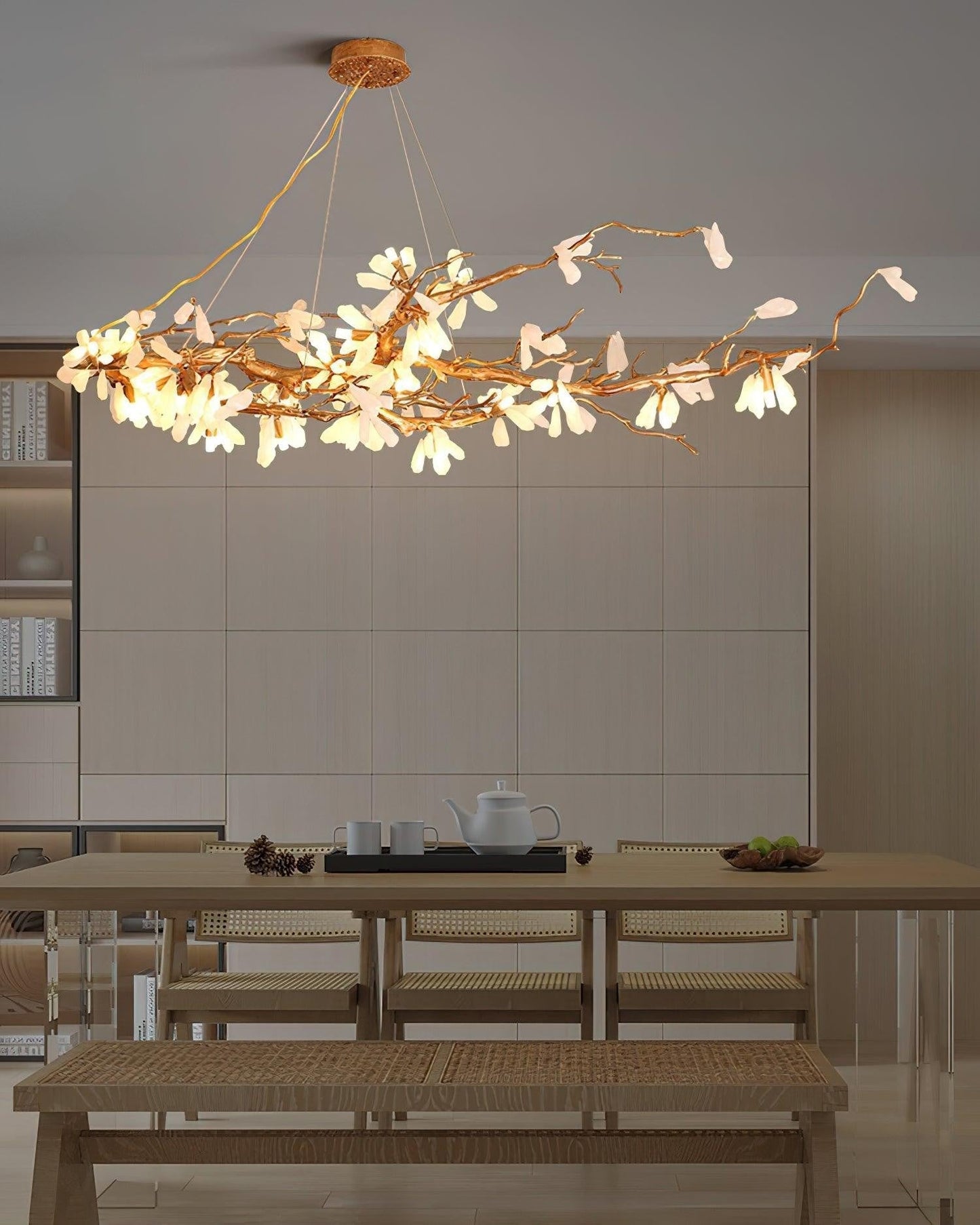 Crushed Stone Nature Chandelier