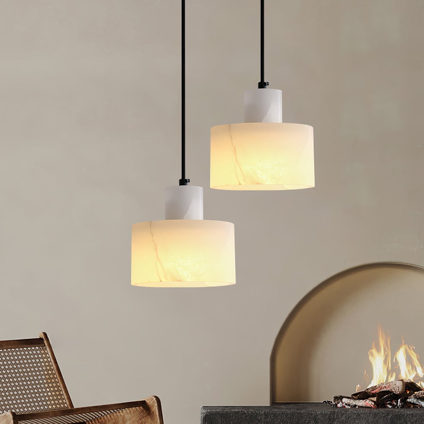 Cyls Alabaster Pendant Light