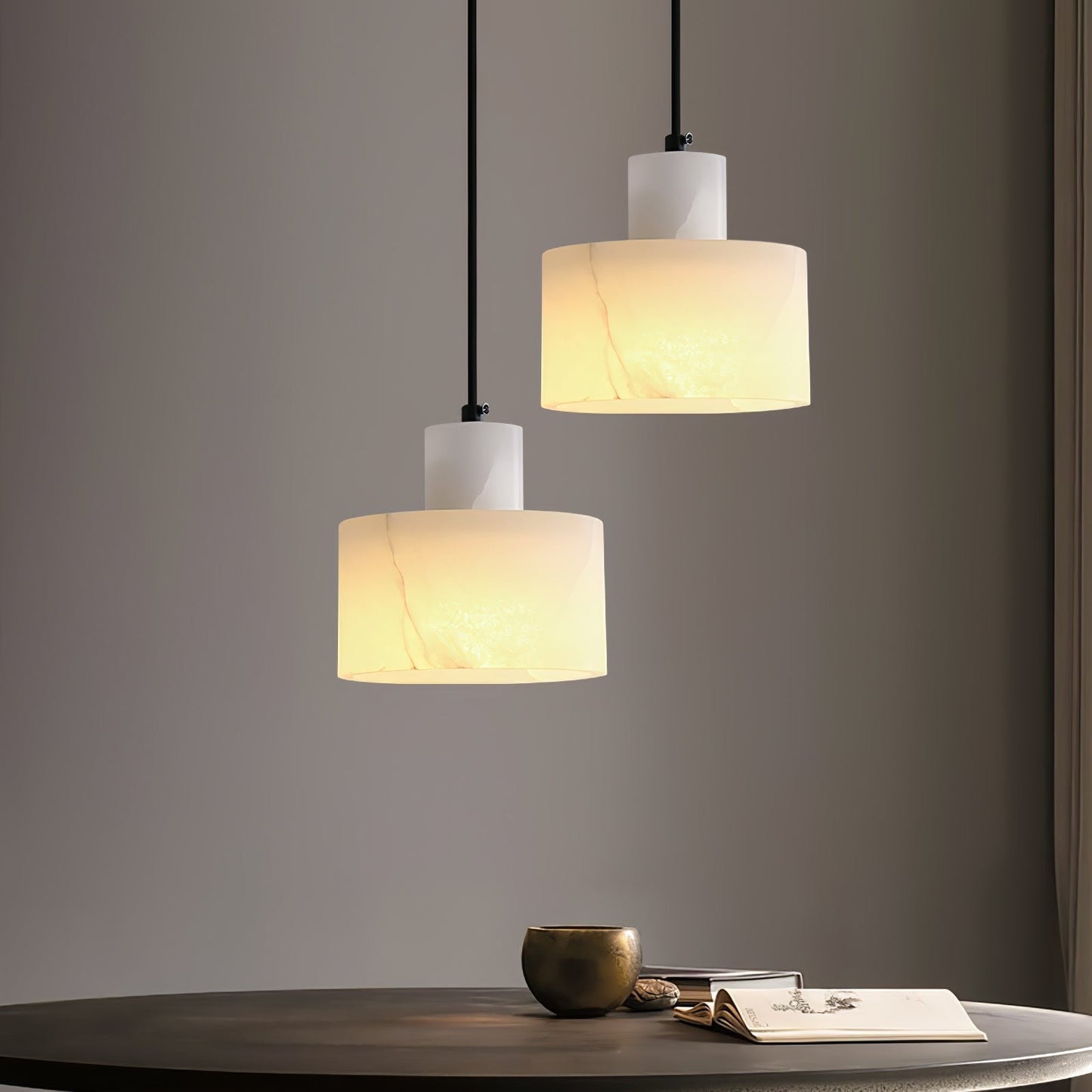 Cyls Alabaster Pendant Light