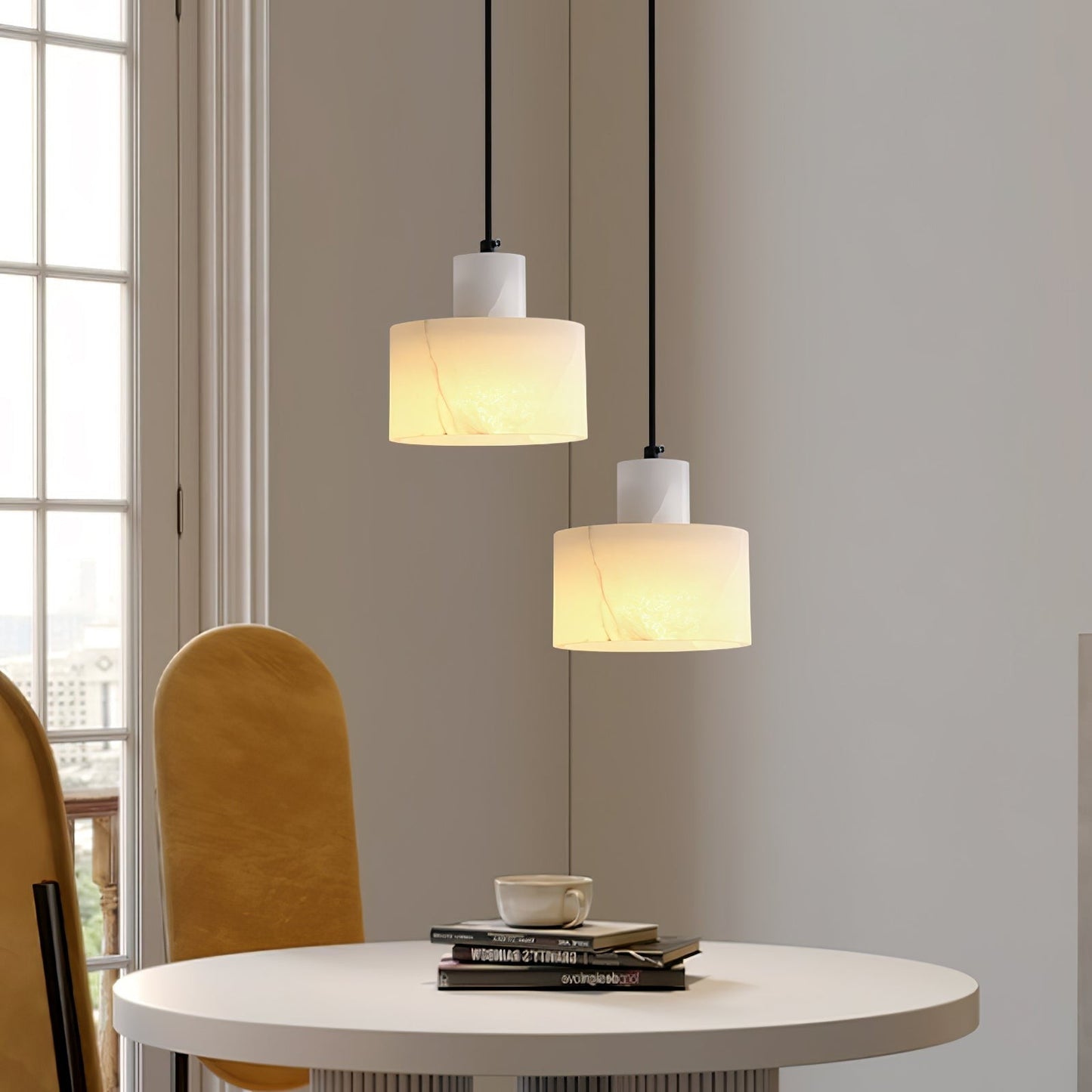 Cyls Alabaster Pendant Light