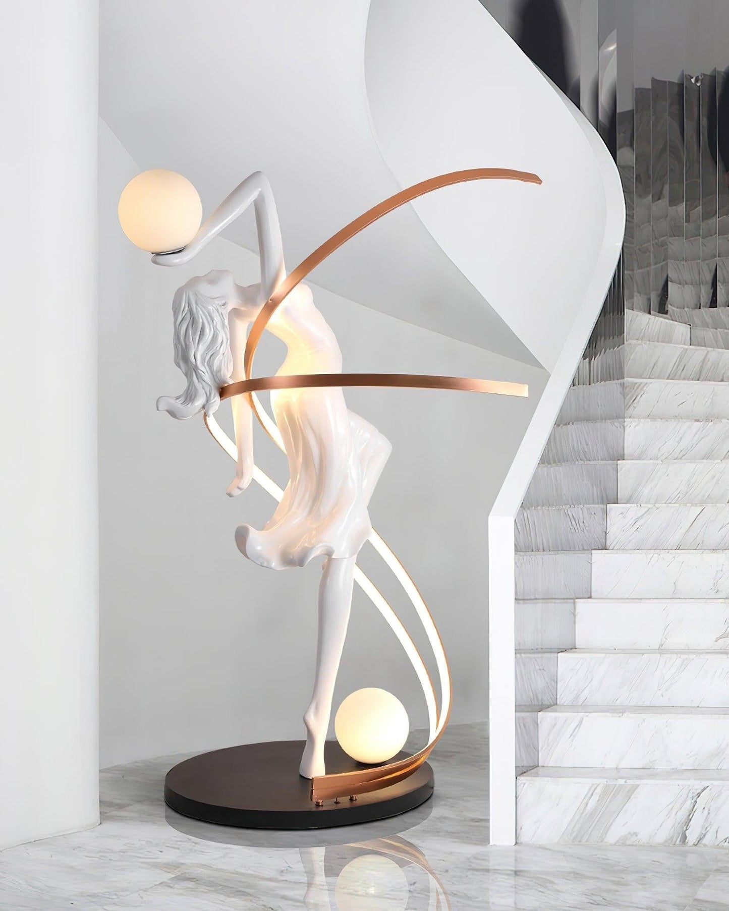 Goddess Sculpture Floor Light