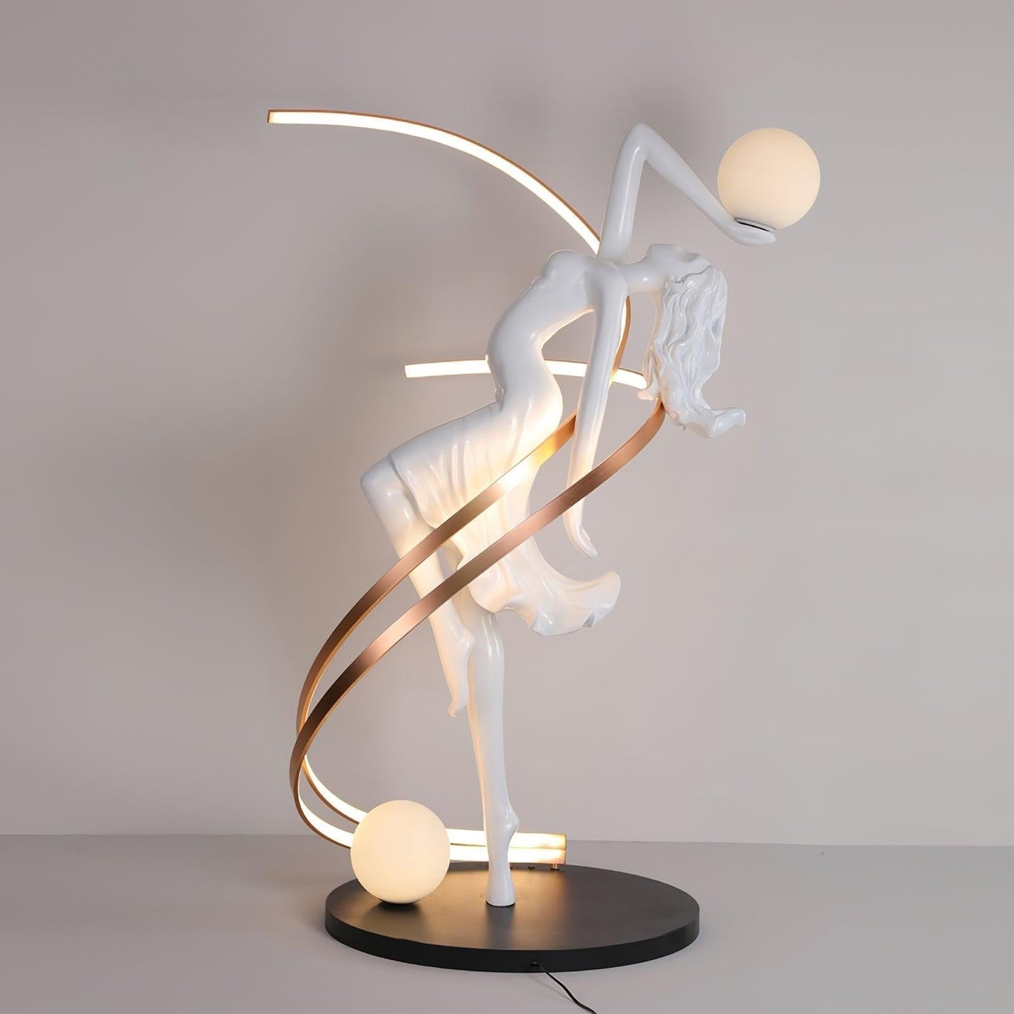 Goddess Sculpture Floor Light