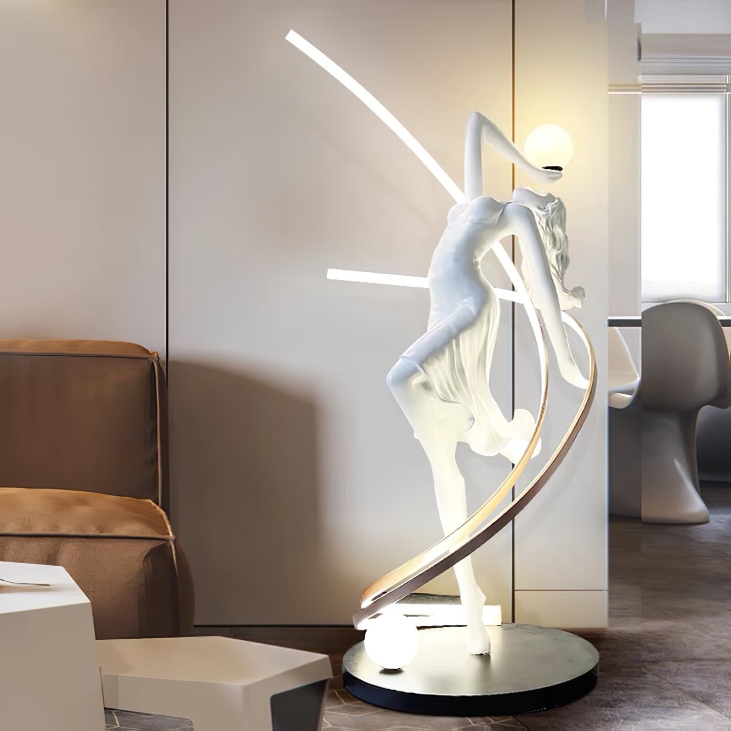 Goddess Sculpture Floor Light