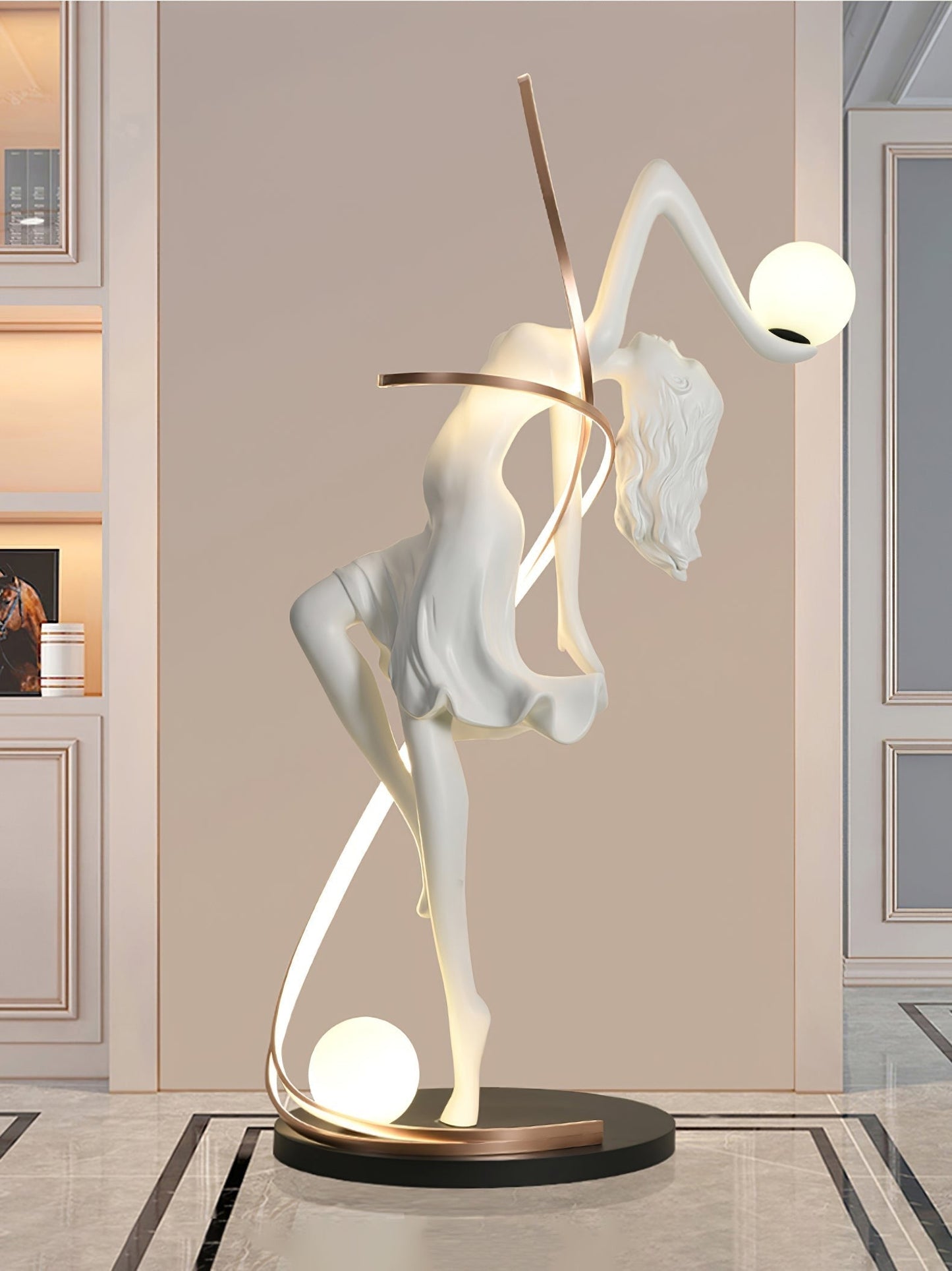 Goddess Sculpture Floor Light