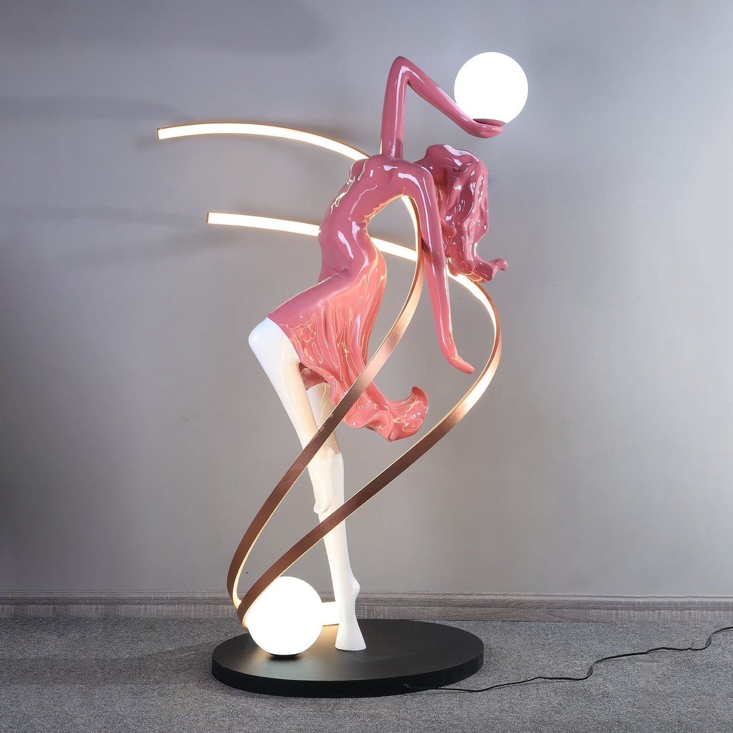 Goddess Sculpture Floor Light