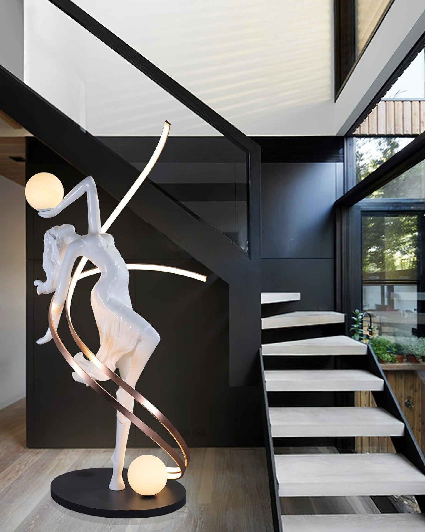 Goddess Sculpture Floor Light