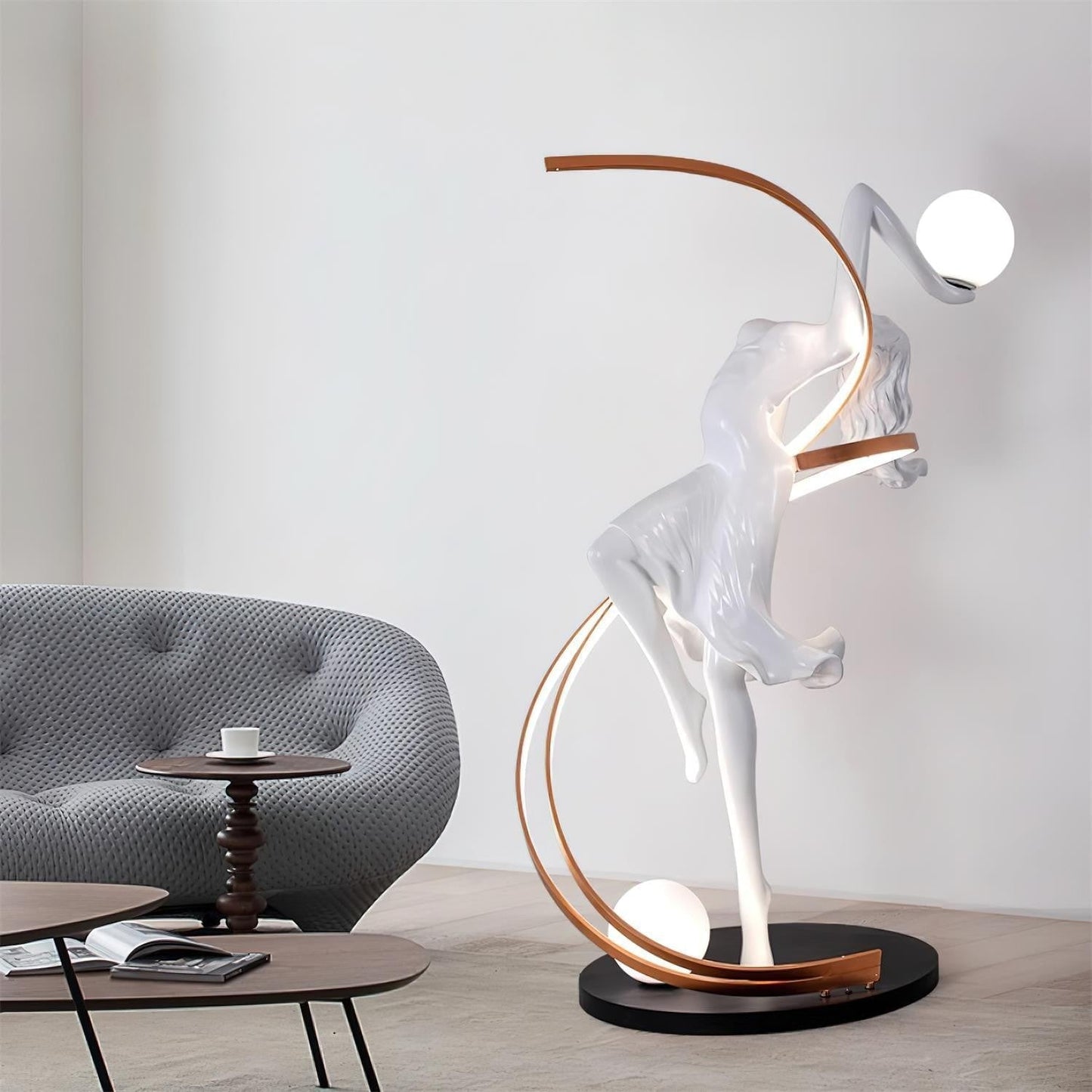 Goddess Sculpture Floor Light
