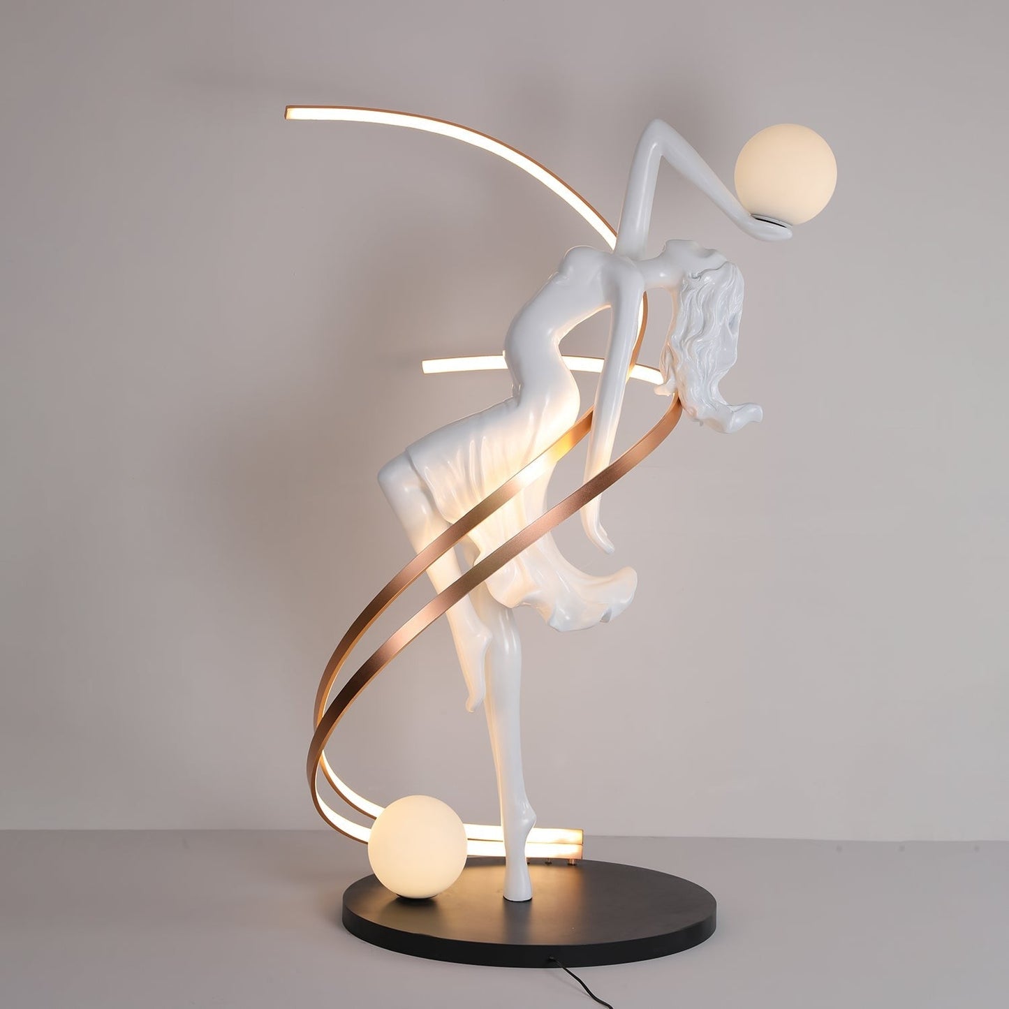 Goddess Sculpture Floor Light