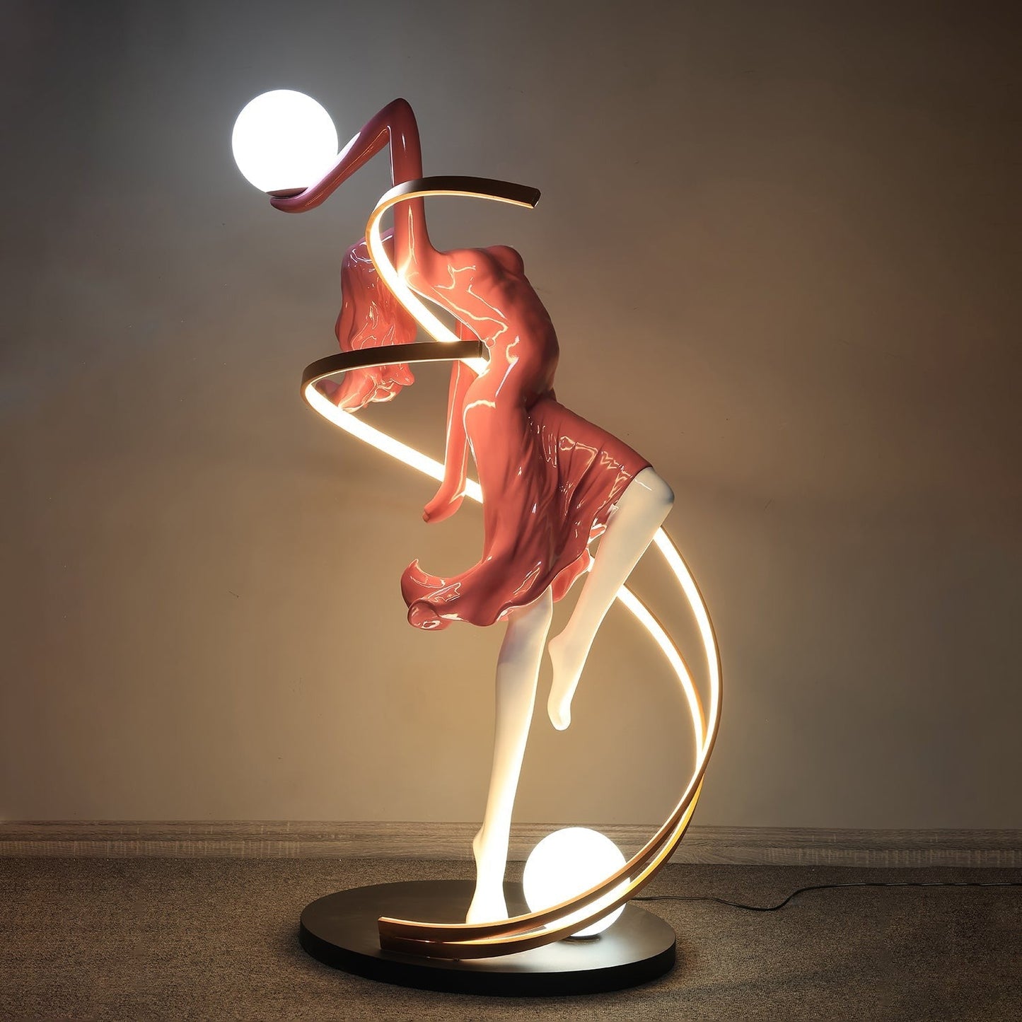 Goddess Sculpture Floor Light