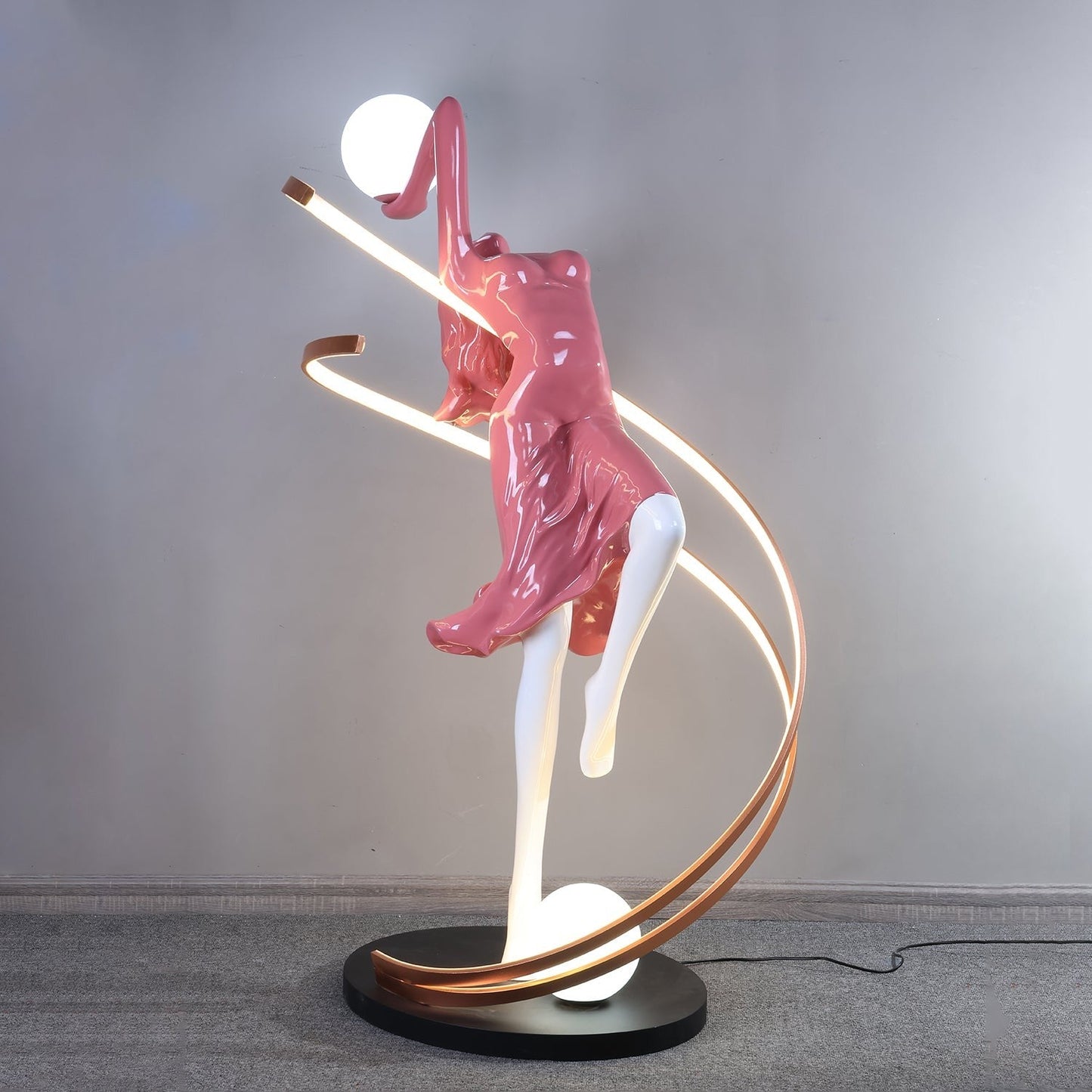 Goddess Sculpture Floor Light