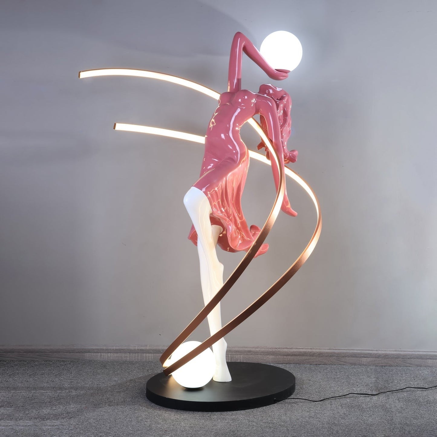 Goddess Sculpture Floor Light