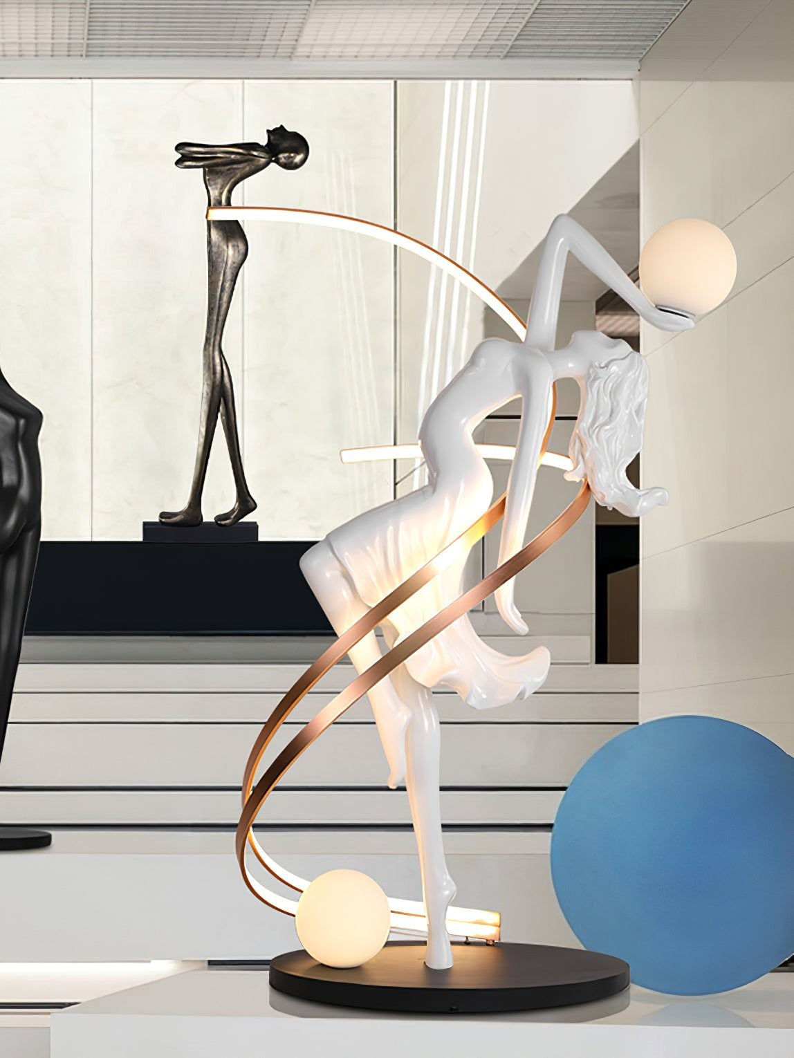 Goddess Sculpture Floor Light