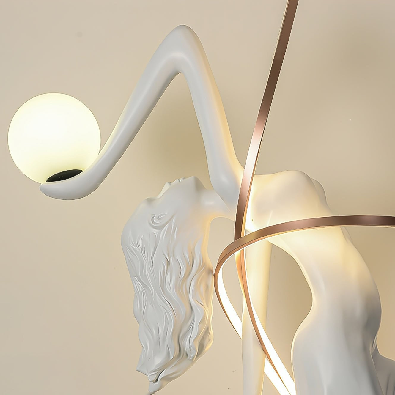 Goddess Sculpture Floor Light