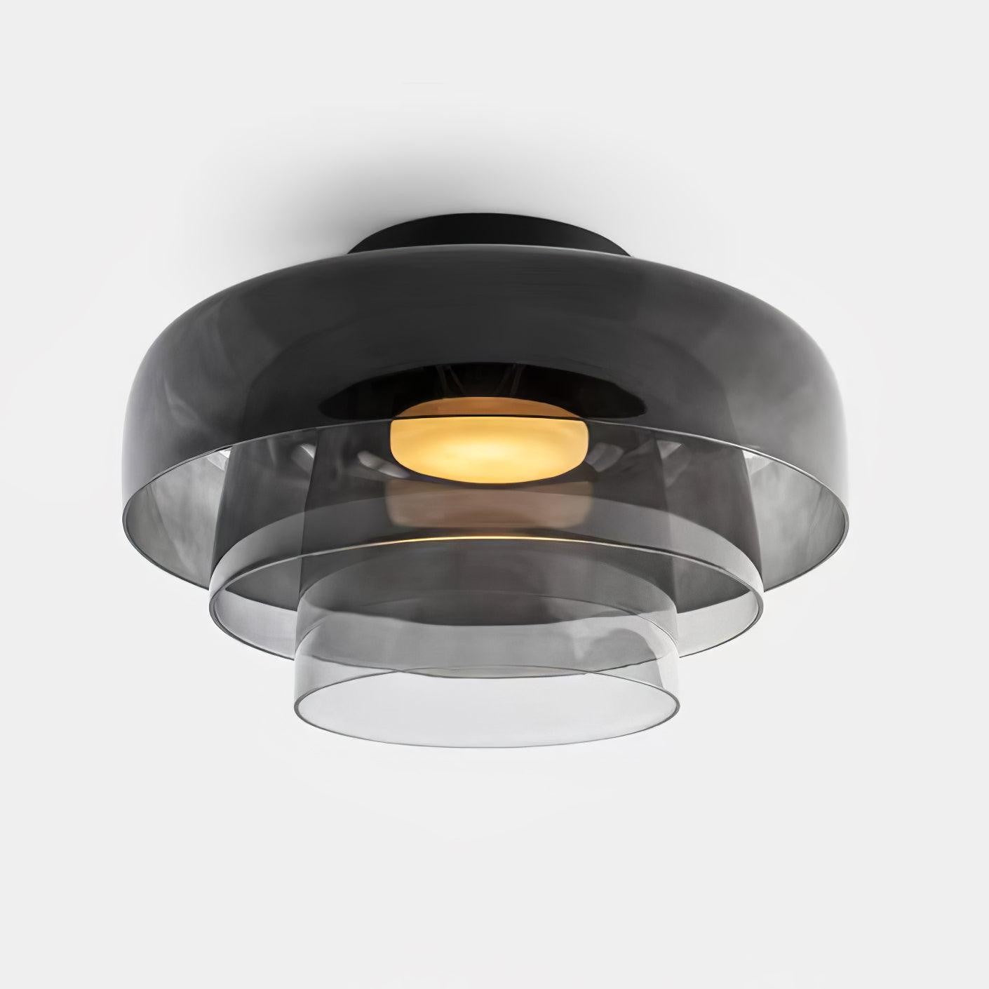 Layered Glass Ceiling Light
