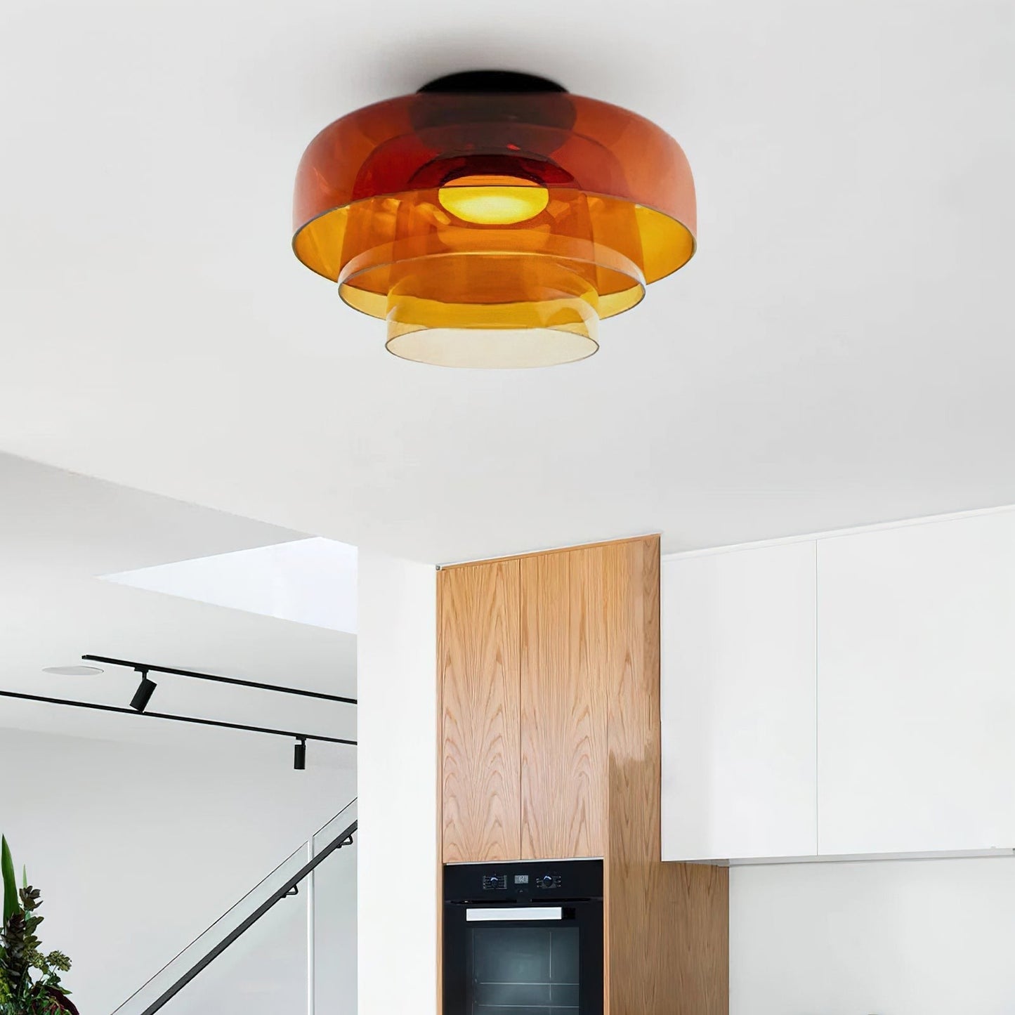 Layered Glass Ceiling Light