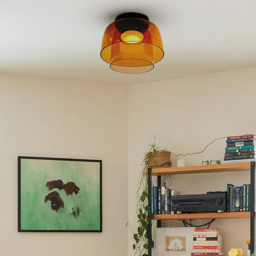 Layered Glass Ceiling Light