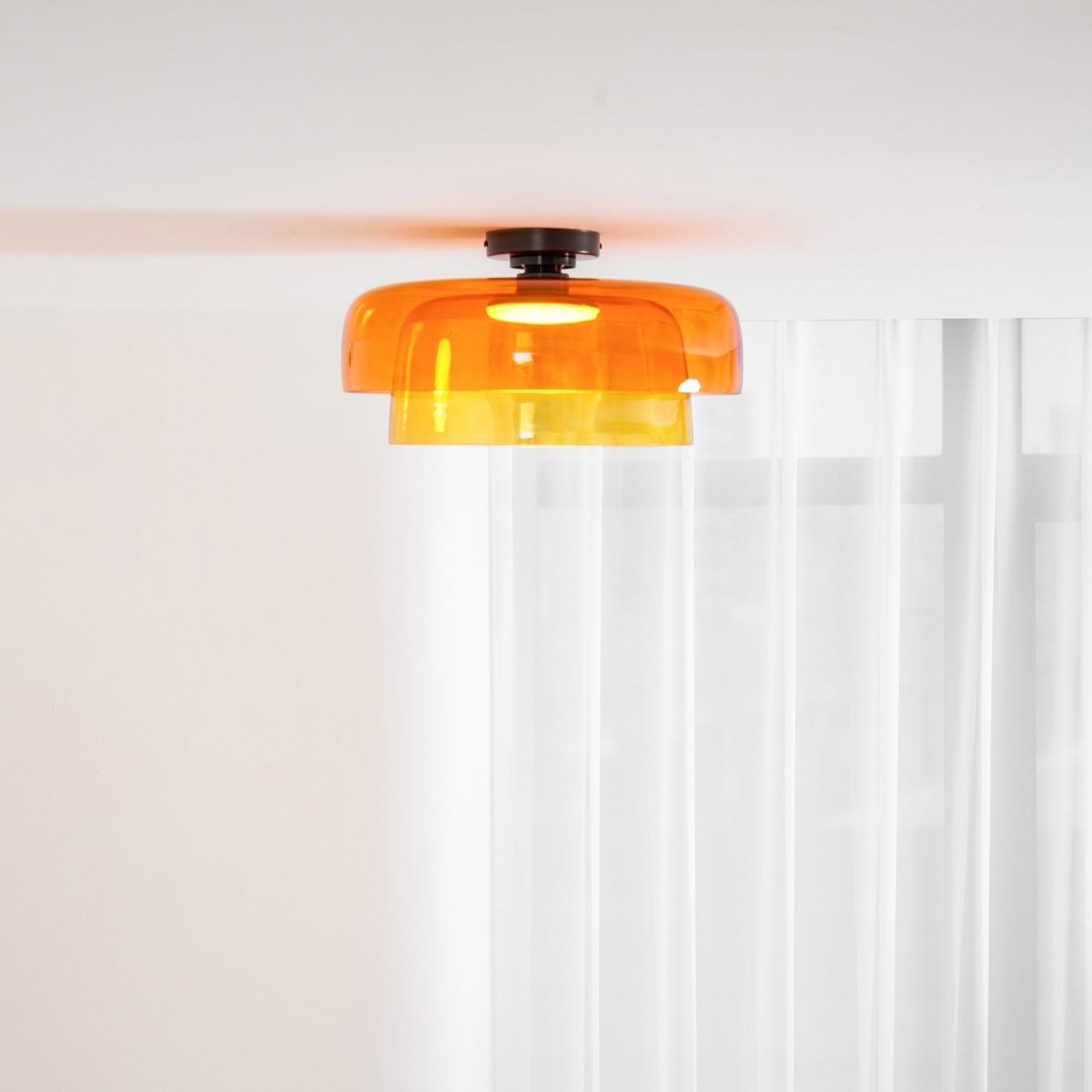 Layered Glass Ceiling Light