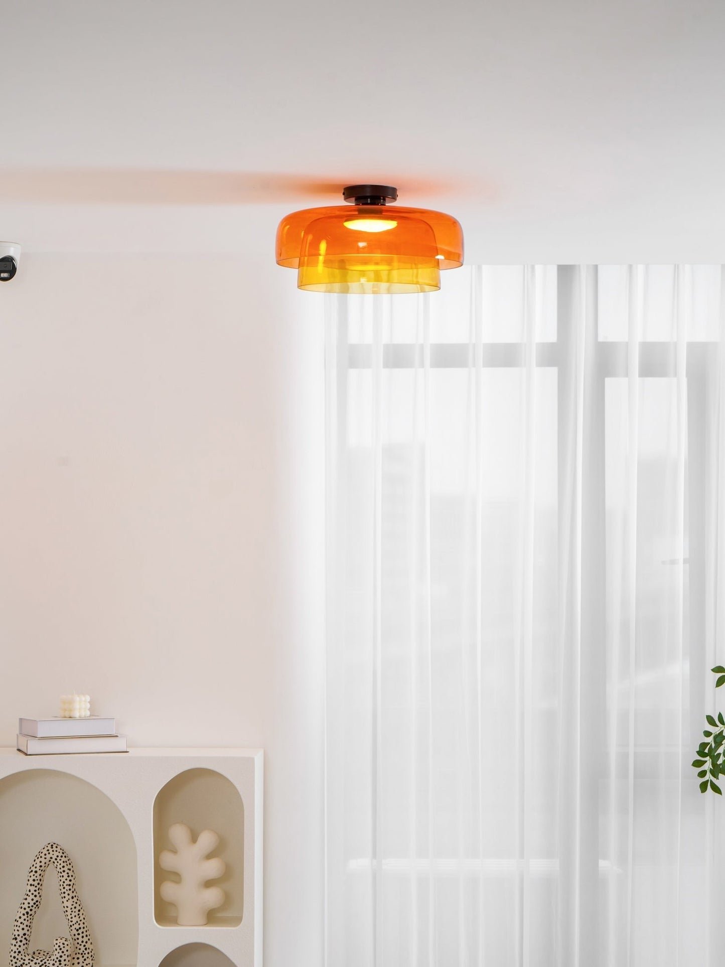 Layered Glass Ceiling Light