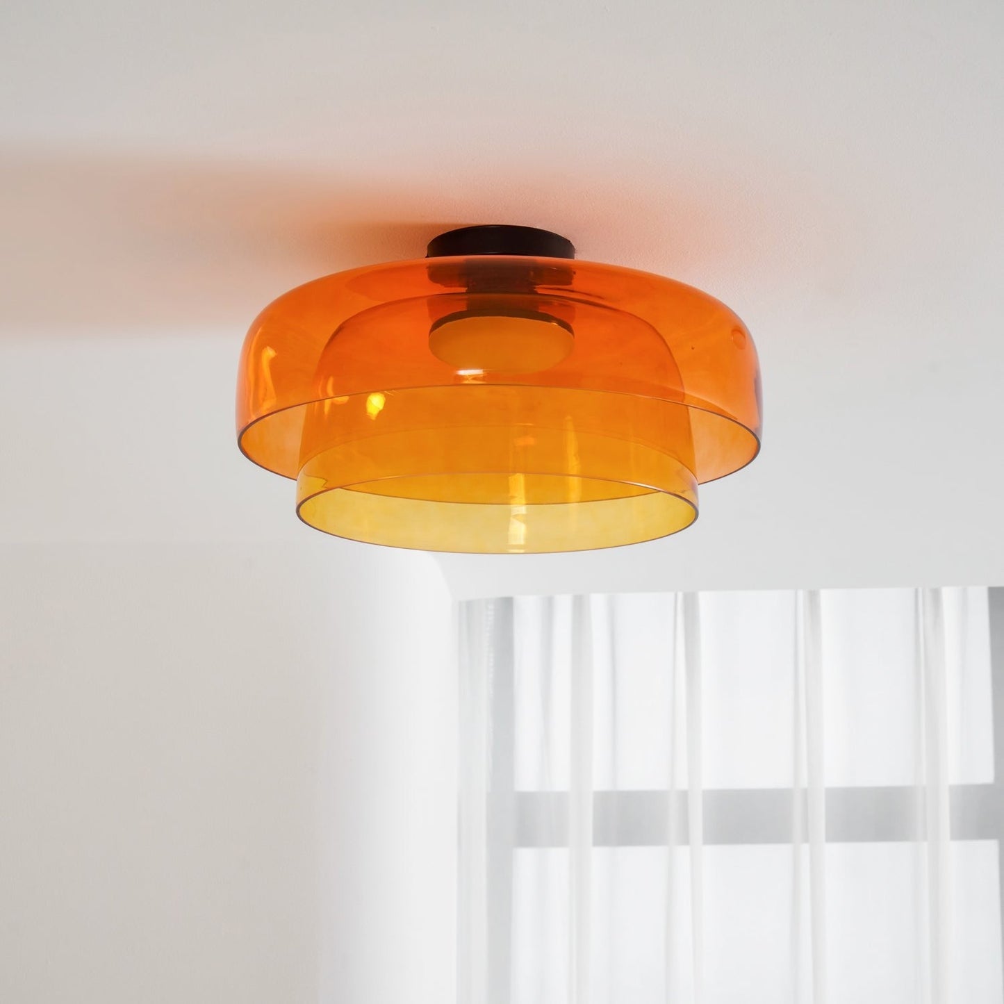 Layered Glass Ceiling Light