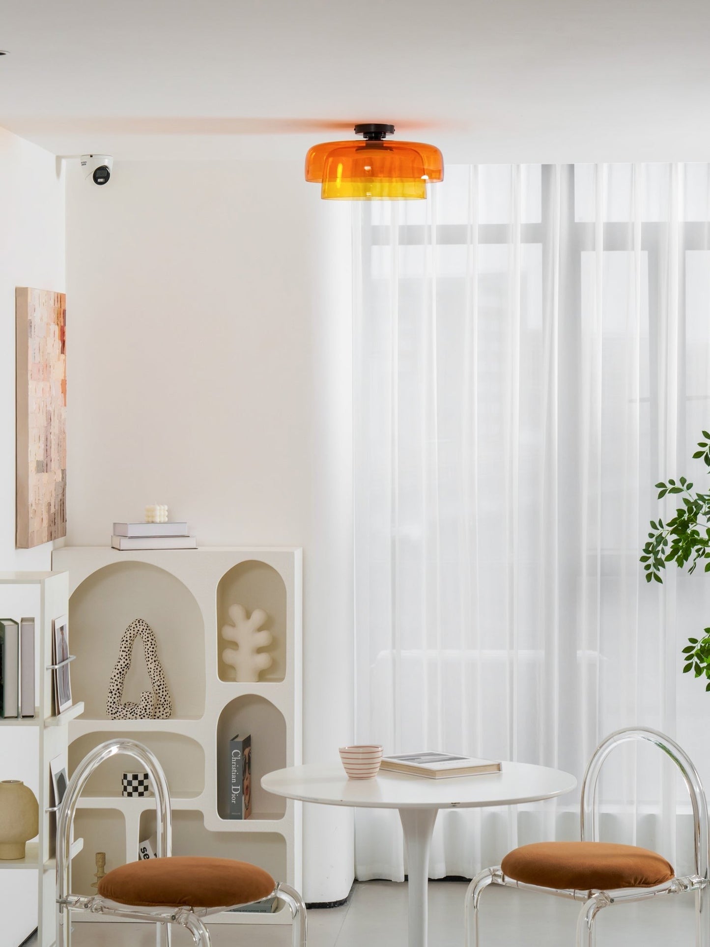 Layered Glass Ceiling Light