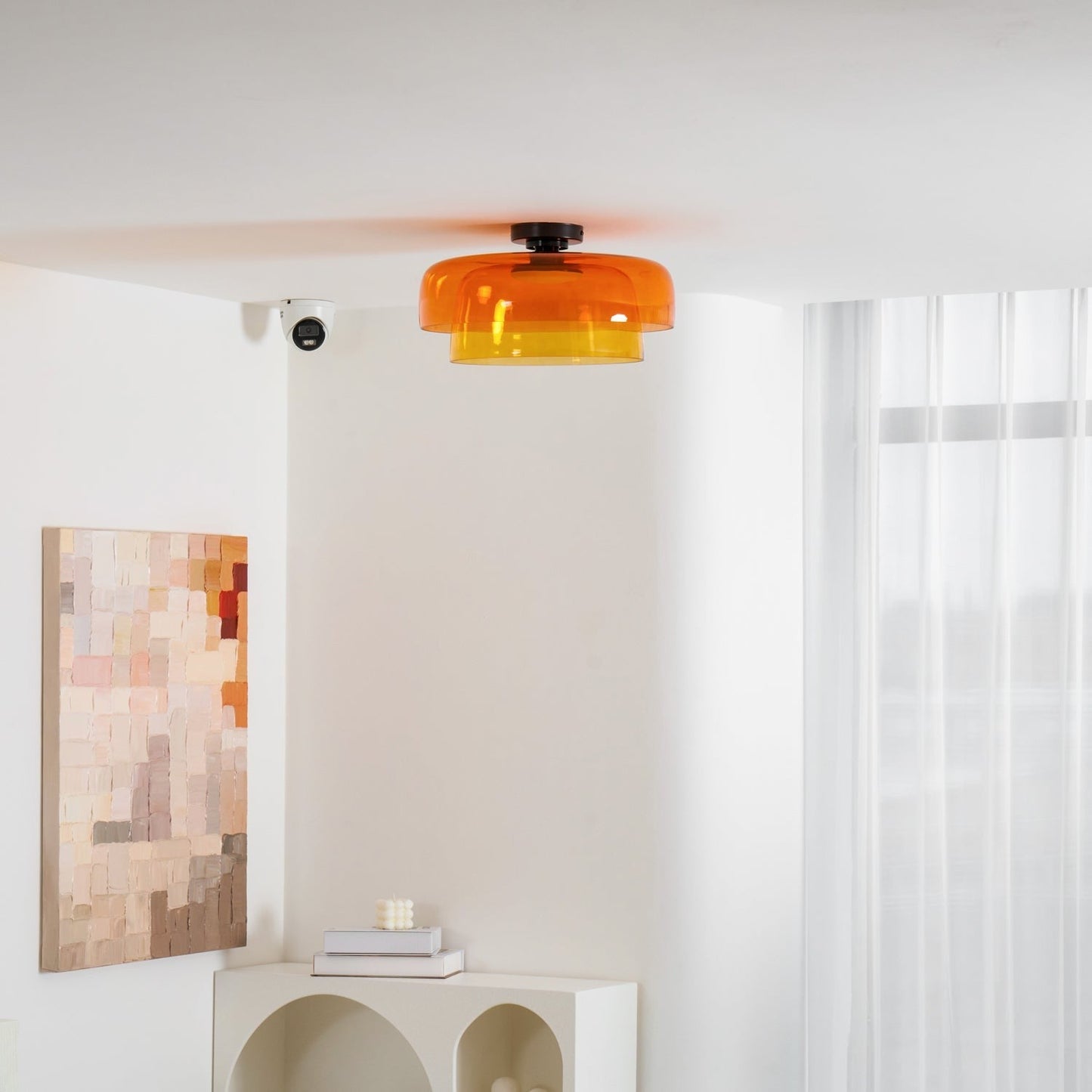 Layered Glass Ceiling Light
