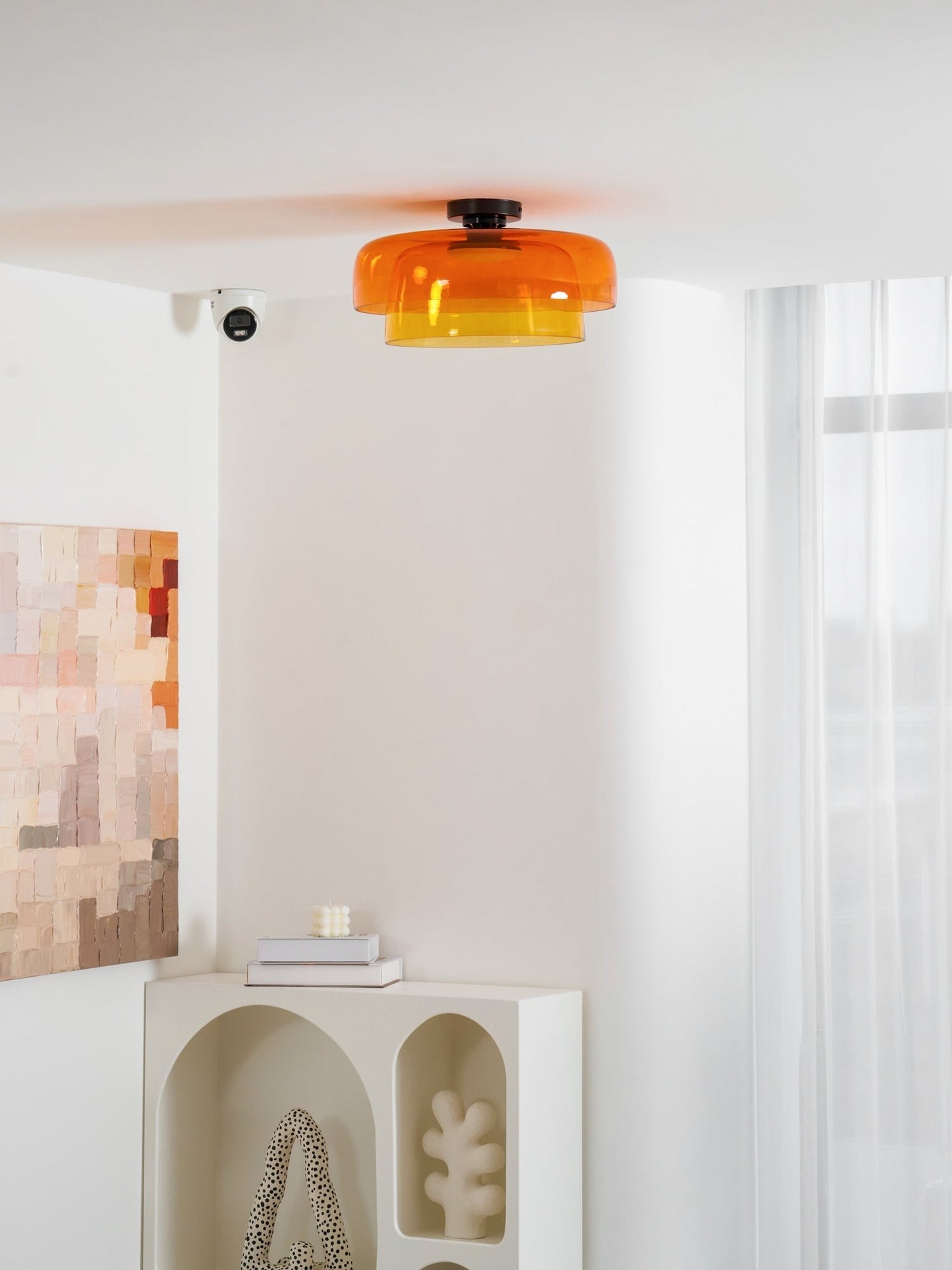 Layered Glass Ceiling Light