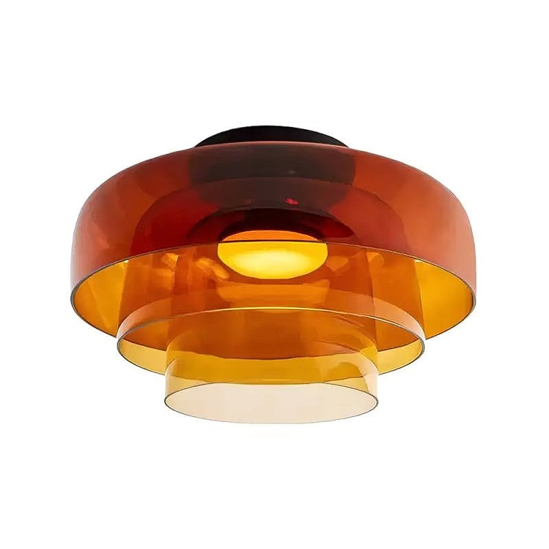 Layered Glass Ceiling Light
