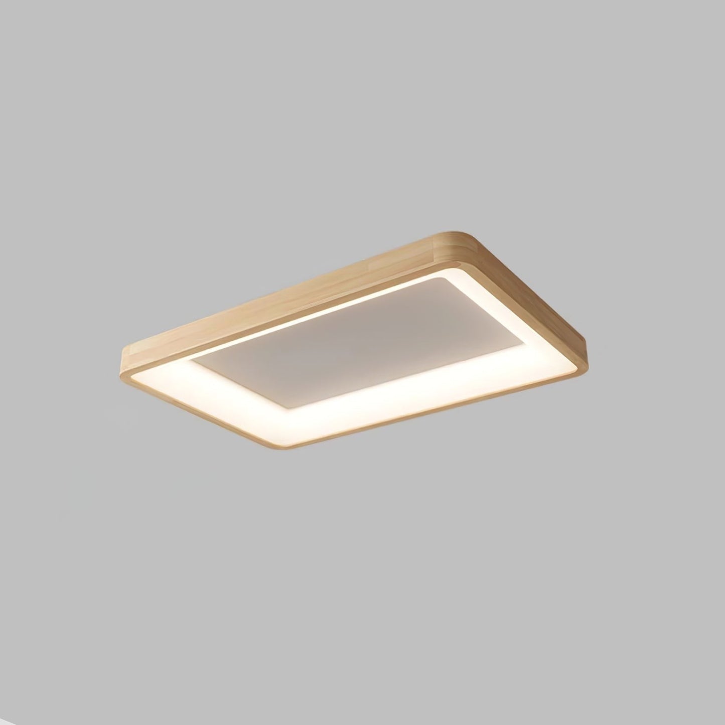 Ligna Square Flush Ceiling Light