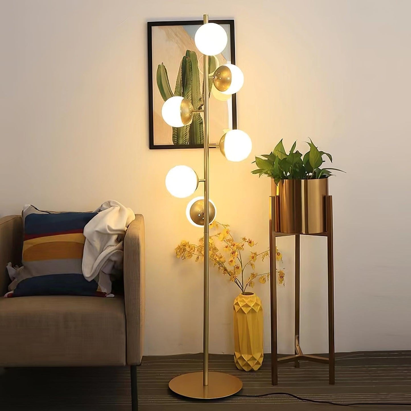 Mid-Century Tree Floor Lamp