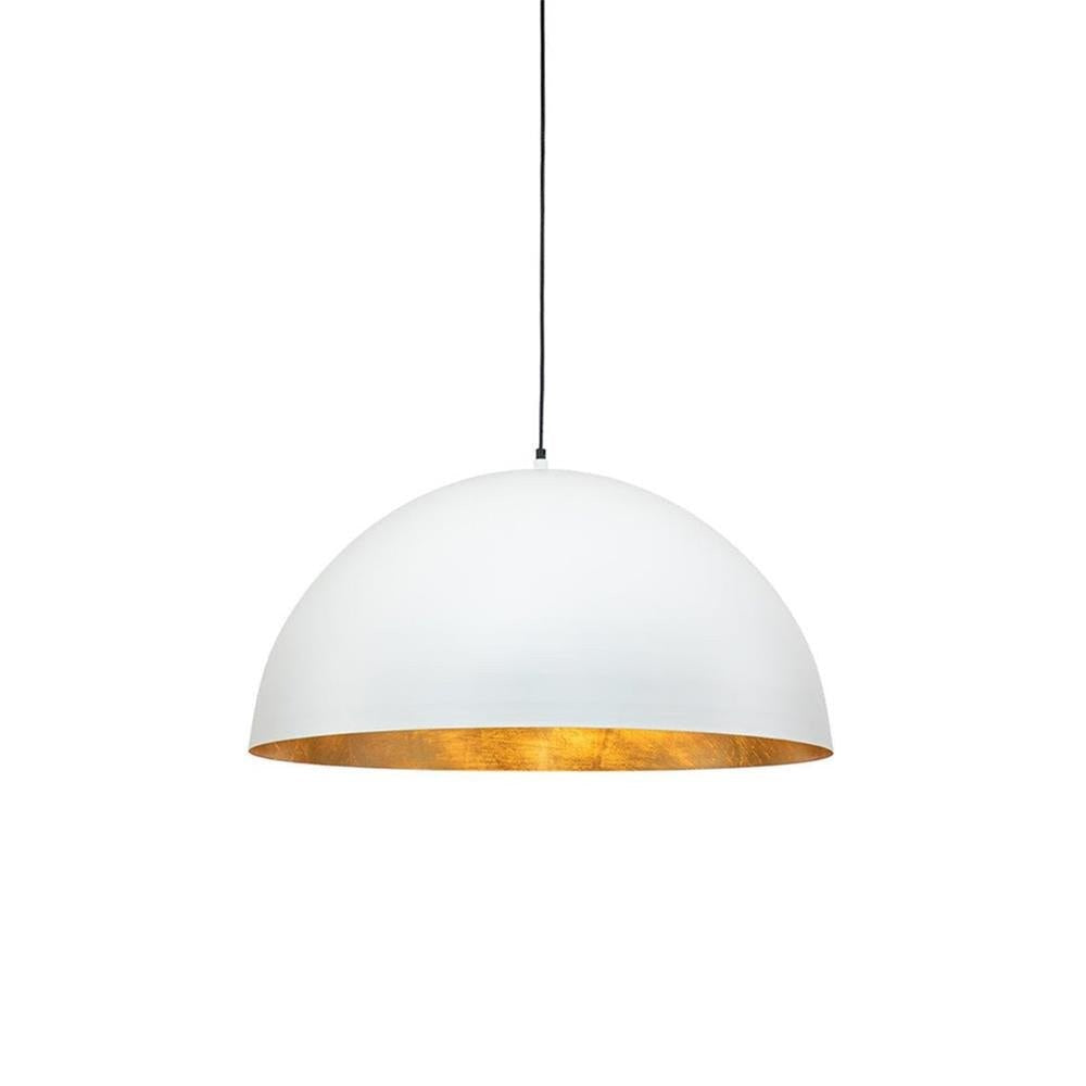 Modern Dome Pendant with Gold Interior