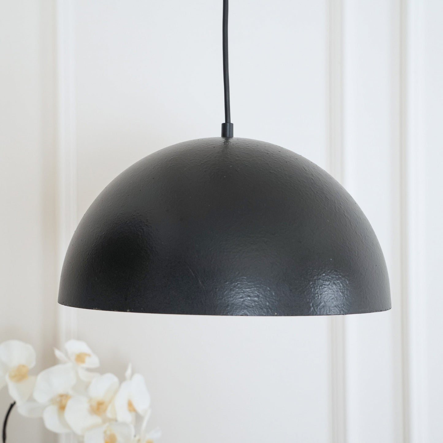 Modern Dome Pendant with Gold Interior
