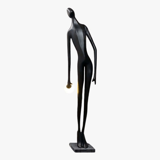 Noir Muse Sculptural Floor Lamp