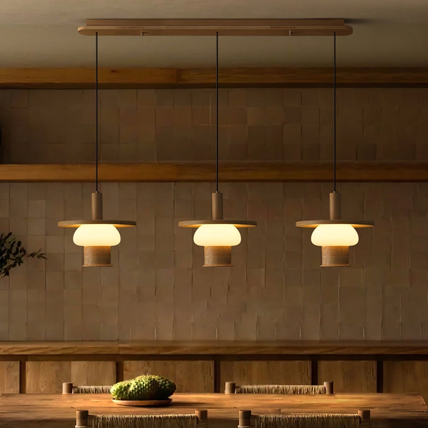 Noka Wooden Pendant Light